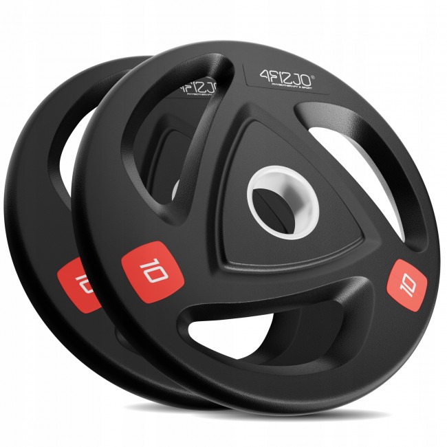 Диск олимпийский 4FIZJO 2 x 10 кг 51 мм металлический, прорезиненный Black (P-5905973401289) Диск олимпийский 4FIZJO 2 x 10 кг 51 мм металлический, прорезиненный Black (P-5905973401289)