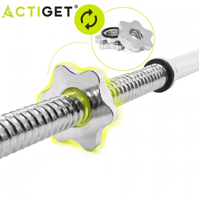 Гриф для штанги прямой Actiget 180 см 28 мм ACT0005