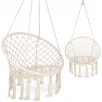 Кресло-качели 4FIZJO Boho Dream 80 см подвесное, плетеное Beige (P-5905973404518)