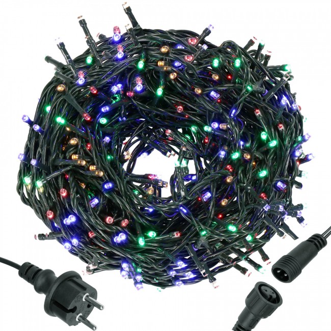 Гирлянда уличная (наружная) Springos 30 м 500 LED CL0526 Mix