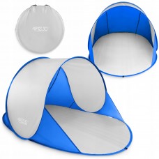 Намет пляжний 4FIZJO Pop-Up 195 x 120 см Blue/Grey, що саморозкладається (P-5905973405157)