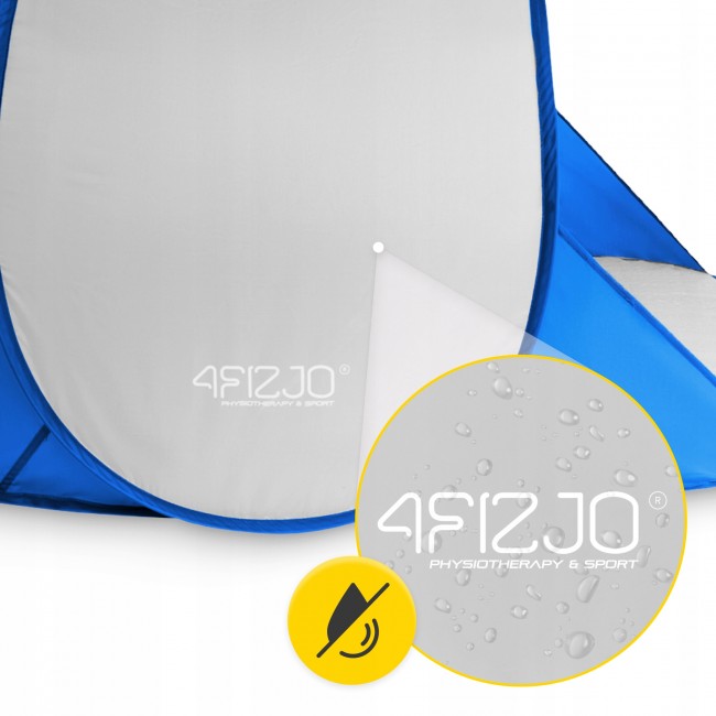 Намет пляжний 4FIZJO Pop-Up 195 x 120 см Blue/Grey, що саморозкладається (P-5905973405157)