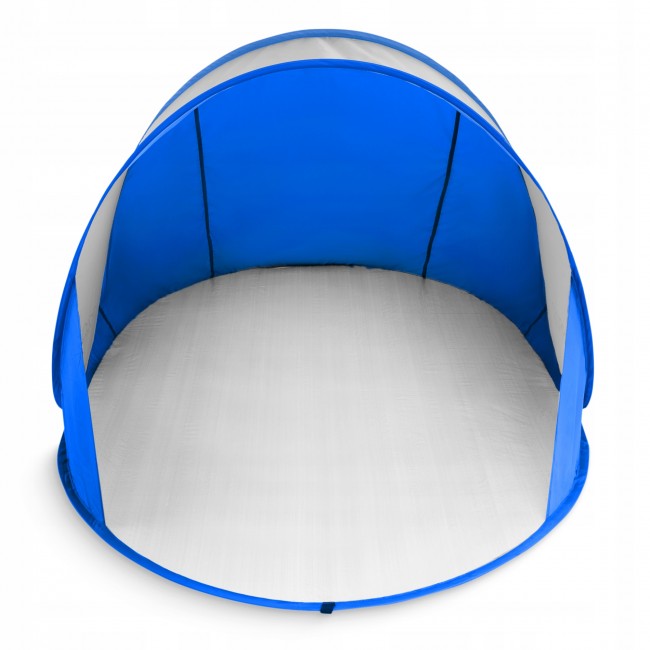 Намет пляжний 4FIZJO Pop-Up 195 x 120 см Blue/Grey, що саморозкладається (P-5905973405157)