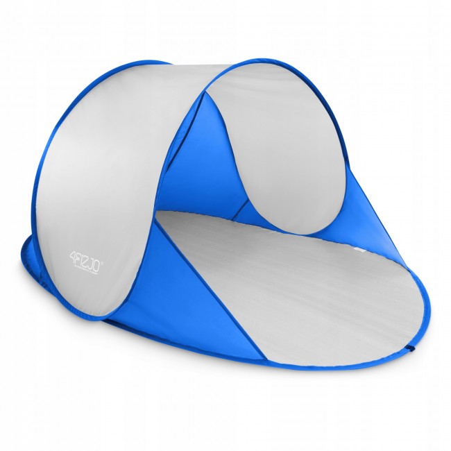 Намет пляжний 4FIZJO Pop-Up 195 x 120 см Blue/Grey, що саморозкладається (P-5905973405157)