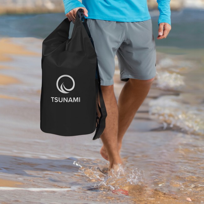 Гермомішок TSUNAMI Dry Pack 10 л водозахисний Black (P-5905973400039)