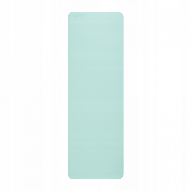 Килимок (мат) спортивний 4FIZJO TPE 180 x 60 x 0.6 см для йоги та фітнесу Mint/Grey (P-5907739317070)