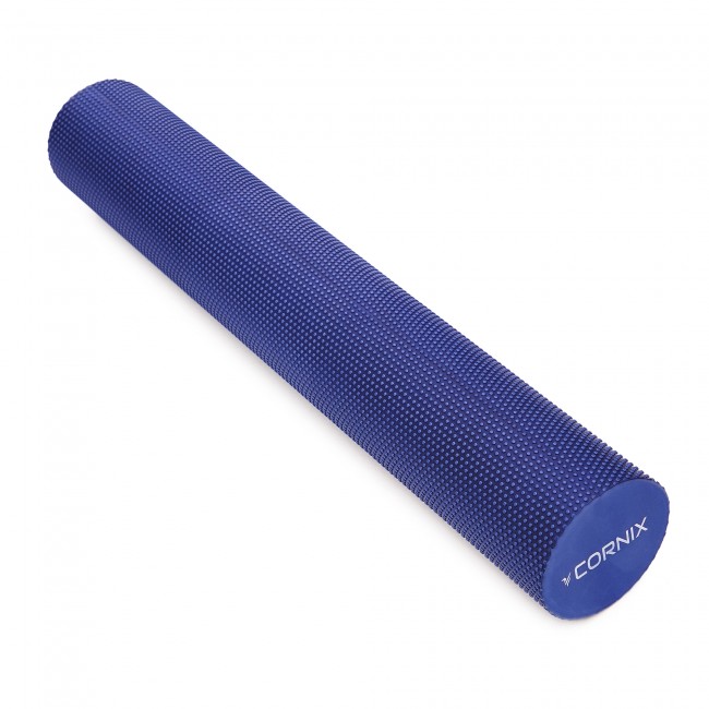 Массажный ролик Cornix EVA+ 90 x 15 см (валик, роллер) XR-0314 Navy Blue