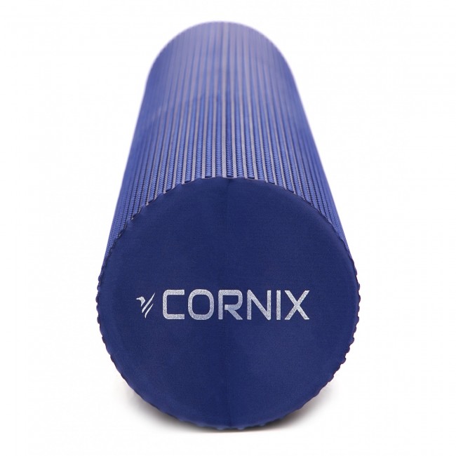 Массажный ролик Cornix EVA+ 90 x 15 см (валик, роллер) XR-0314 Navy Blue