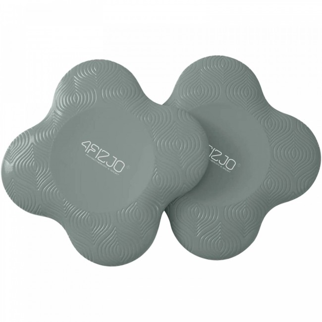 Підставки під коліна та лікті для йоги 4FIZJO 2 шт Grey (P-5907739315366)