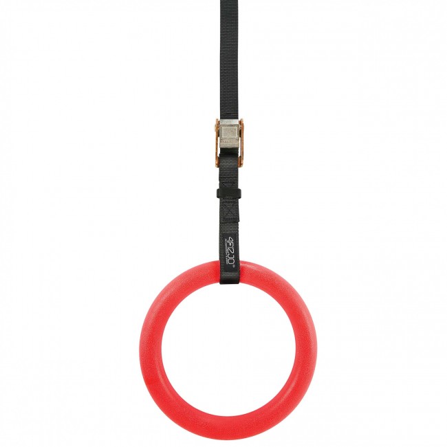 Гимнастические кольца 4FIZJO из ABS пластика, регулируемые Red (P-5907739314871)