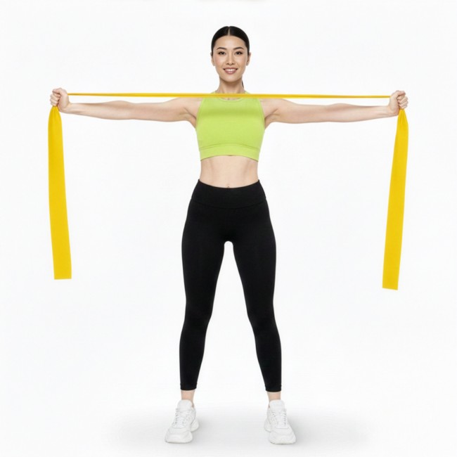 Набор ленточных эспандеров для спорта и реабилитации Actiget Flat Band 200 х 15 см 1-15 кг 5 шт ACT0106