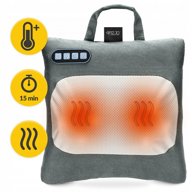 Подушка-массажер 4FIZJO Shiatsu Lite Black (P-5905973404136)