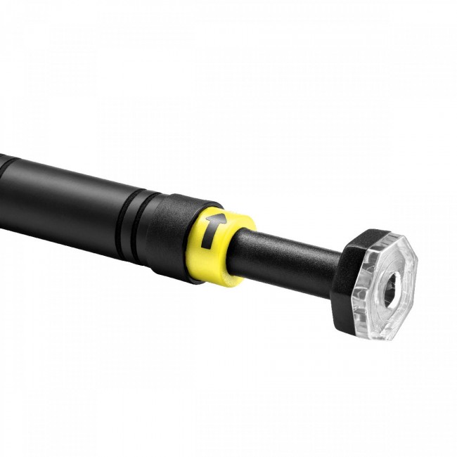 Турник раздвижной 4FIZJO 66-100 см Black/Yellow (P-5907739314765)