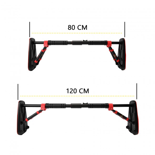 Турник раздвижной Cornix Elite+ 80-120 см XR-0294 Black/Red