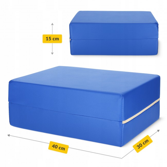 Блок для реабилитации и массажа 4FIZJO 40 x 30 x 15 см Blue (P-5905973403016)