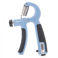 Еспандер кистьовий пружинний Cornix 5-60 кг з регульованим навантаженням та лічильником XR-0267 Sky Blue/Black