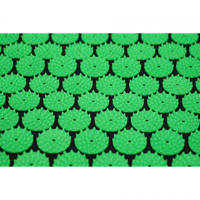 Килимок акупунктурний з валиком Cornix Classic Mat Аплікатор Кузнєцова XR-0110 Black/Green