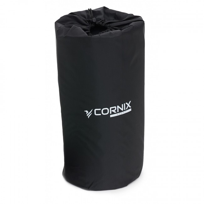 Килимок акупунктурний з валиком Cornix Classic Mat Аплікатор Кузнєцова XR-0110 Black/Green