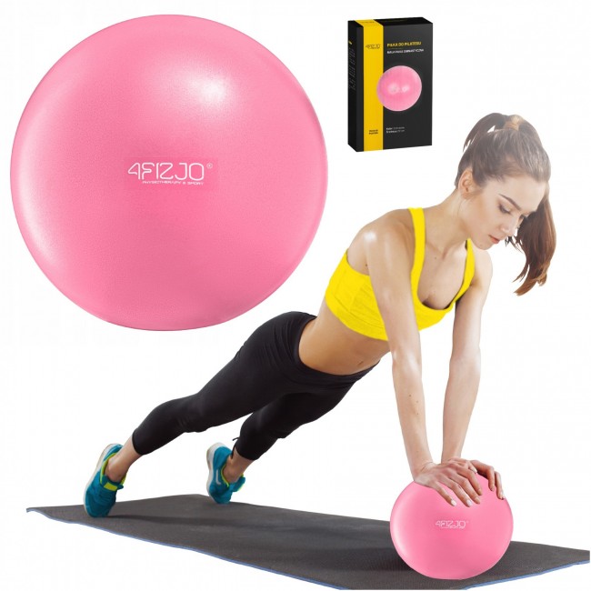 Мяч для пилатеса, йоги, реабилитации 4FIZJO 22 см Pink (P-5907739314482) Мяч для пилатеса, йоги, реабилитации 4FIZJO 22 см Pink (P-5907739314482)