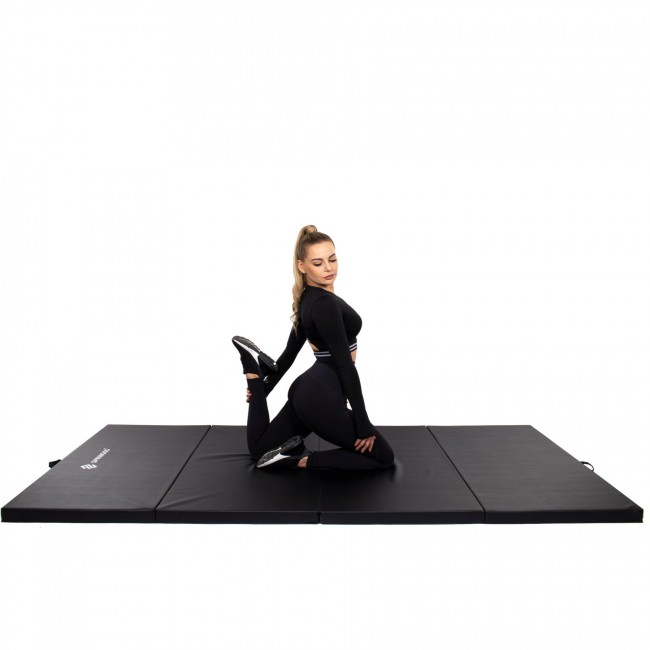 Мат гимнастический складной Springos 240 x 120 x 5 cм FA0065 Black