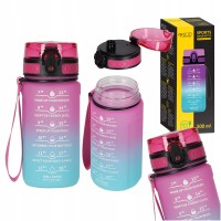 Бутылка для воды спортивная 4FIZJO 500 мл Pink/Sky Blue (P-5905973400749)