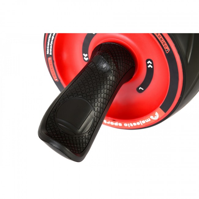 Ролик (гимнастическое колесо) для пресса Majestic Sport Ab Wheel с обратным механизмом GVA6006-L