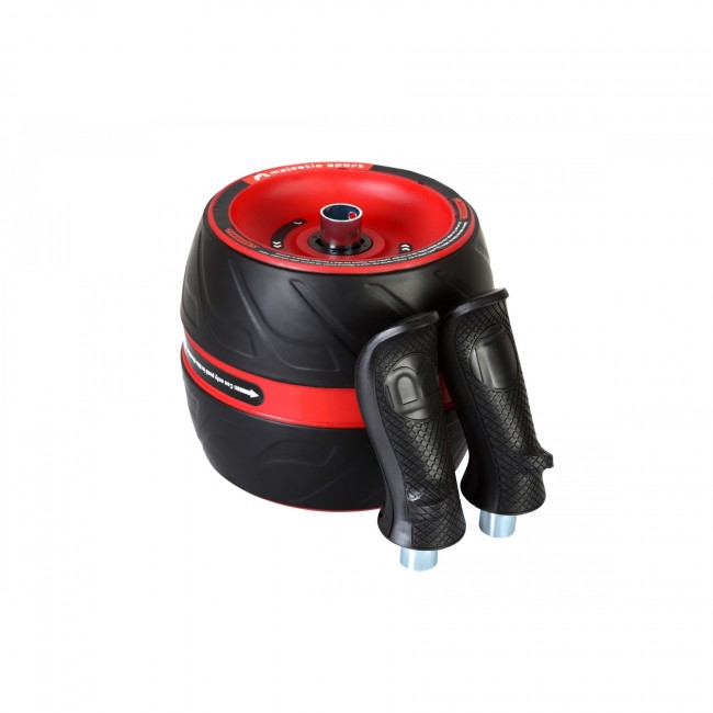 Ролик (гимнастическое колесо) для пресса Majestic Sport Ab Wheel с обратным механизмом GVA6006-L