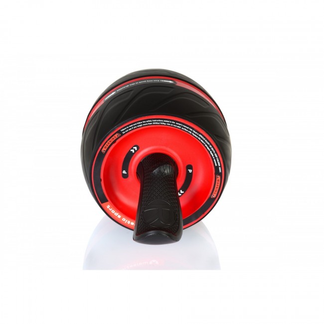 Ролик (гимнастическое колесо) для пресса Majestic Sport Ab Wheel с обратным механизмом GVA6006-L