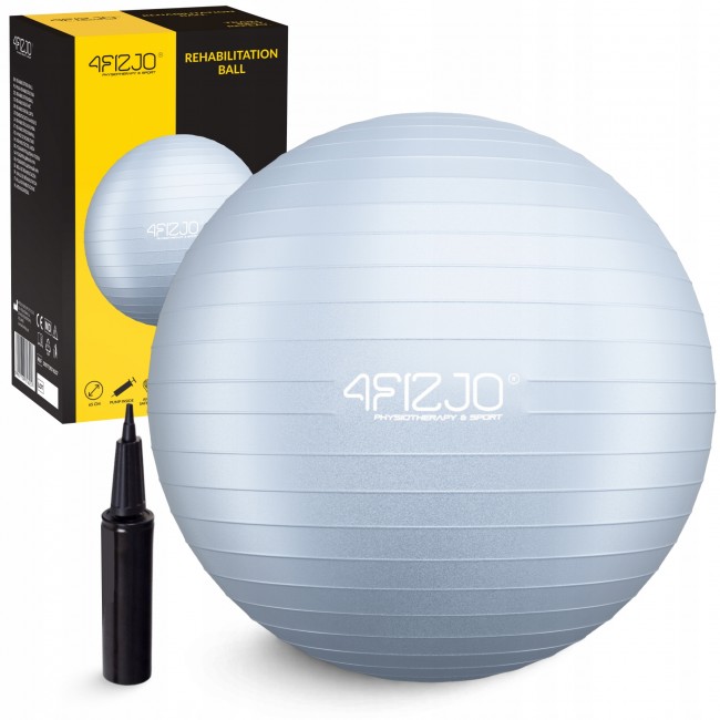 Мяч для фитнеса (фитбол) 4FIZJO 65 см Anti-Burst Grey (P-5905973404785) Мяч для фитнеса (фитбол) 4FIZJO 65 см Anti-Burst Grey (P-5905973404785)