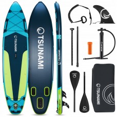 Надувна SUP дошка (САП борд) TSUNAMI PRO 350 см з веслом T14 (P-5905973405621)