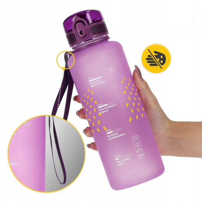 Бутылка для воды спортивная 4FIZJO 1000 мл Pink (P-5905973403764)