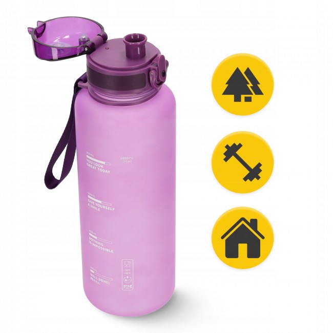 Бутылка для воды спортивная 4FIZJO 1000 мл Pink (P-5905973403764)