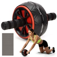 Ролик (гимнастическое колесо) для пресса Actiget Ab Wheel ACT0111 Black/Red