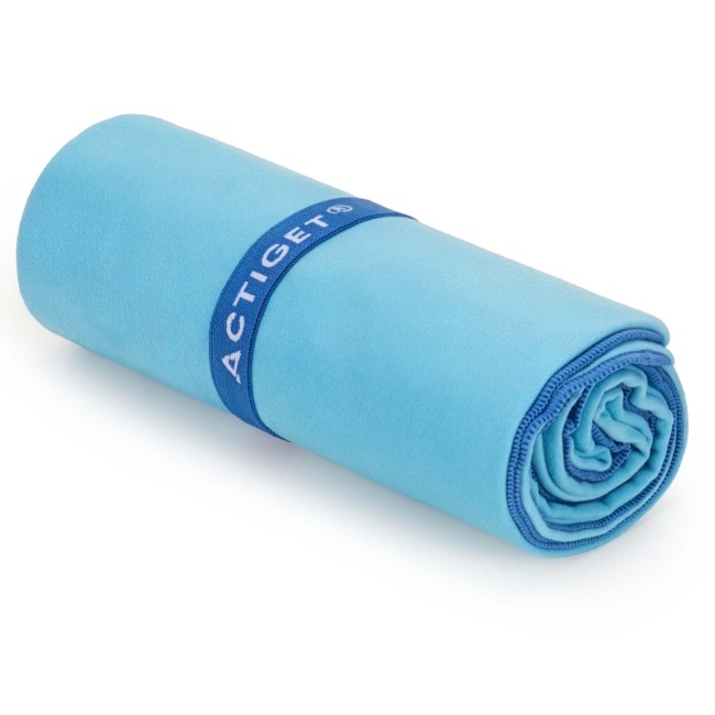 Спортивний рушник Actiget 180 x 100 см з мікрофібри ACT0193 Sky Blue