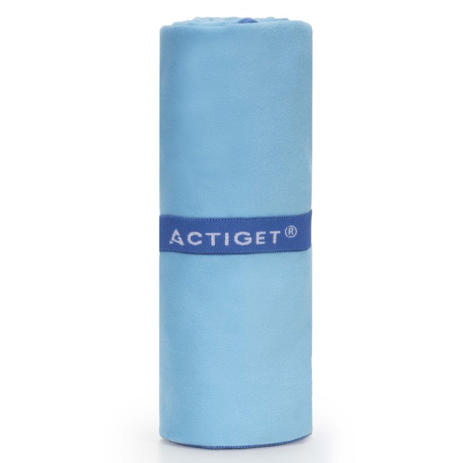 Спортивний рушник Actiget 180 x 100 см з мікрофібри ACT0193 Sky Blue