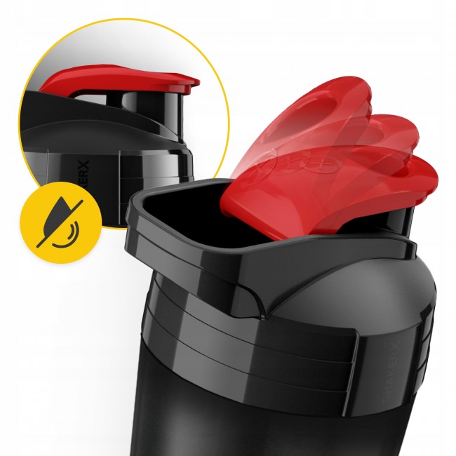 Шейкер спортивный 4FIZJO Ultra 700 мл Black/Red (P-5905973407106)
