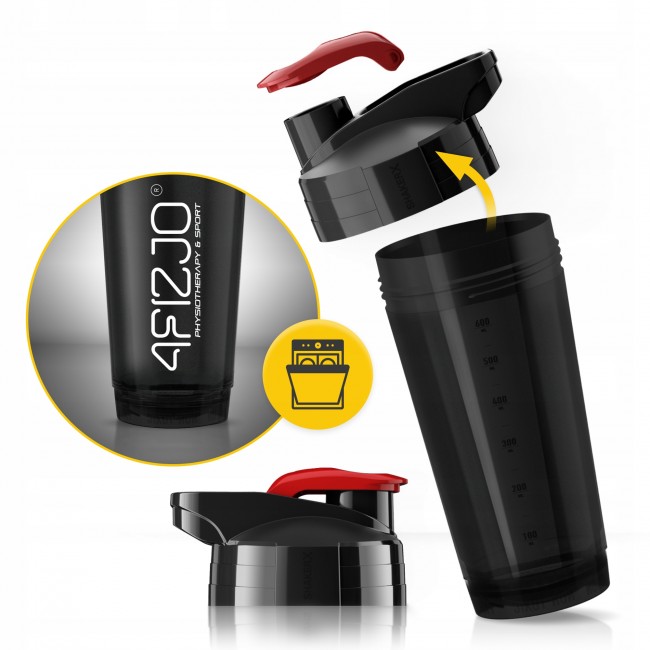 Шейкер спортивный 4FIZJO Ultra 700 мл Black/Red (P-5905973407106)