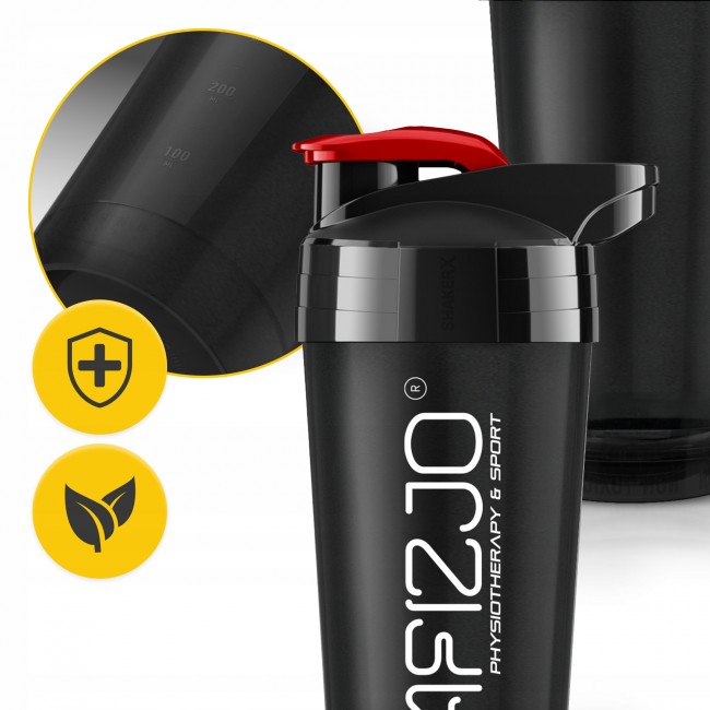 Шейкер спортивный 4FIZJO Ultra 700 мл Black/Red (P-5905973407106)