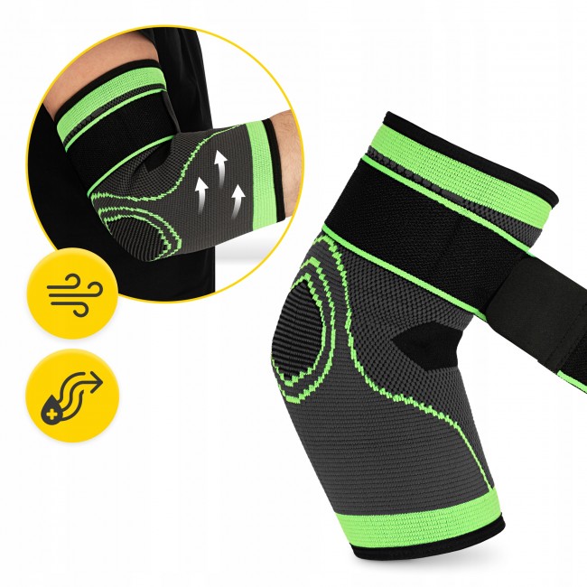 Фиксатор (бандаж) для локтевого сустава 4FIZJO Flex 1 шт Size S (P-5905973407359)