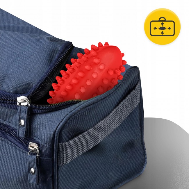 Мяч массажный огурец 4FIZJO Spike Bean 11.5 x 5 см Red (P-5905973403313)