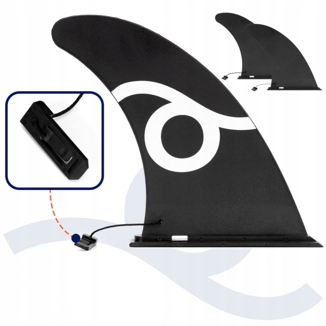 Надувная SUP доска (САП борд) Aquaget 350 см с веслом AQ0040 Black