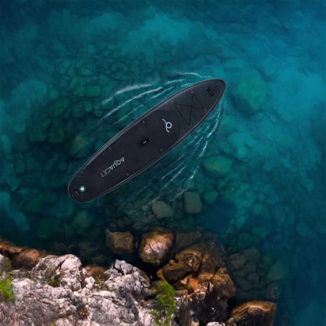 Надувная SUP доска (САП борд) Aquaget 350 см с веслом AQ0040 Black