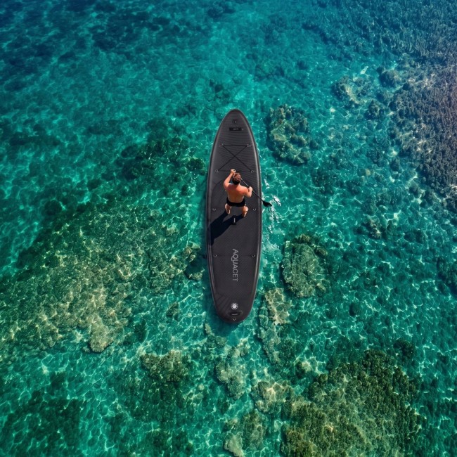 Надувная SUP доска (САП борд) Aquaget 350 см с веслом AQ0040 Black