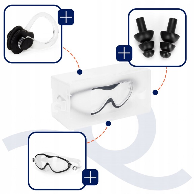 Очки для плавания Aquaget AQ0018 White