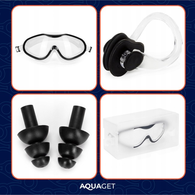 Очки для плавания Aquaget AQ0018 White