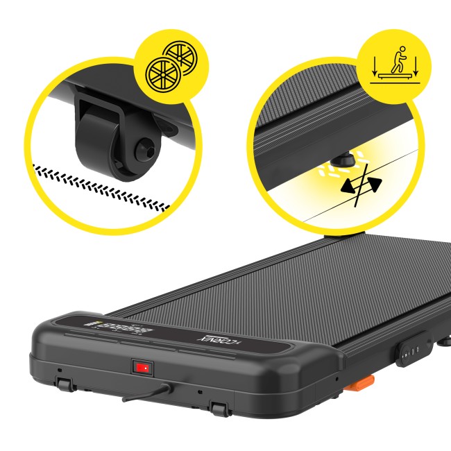Бігова доріжка для ходьби Cornix Lexi Walking Pad із функцією вібрації Black