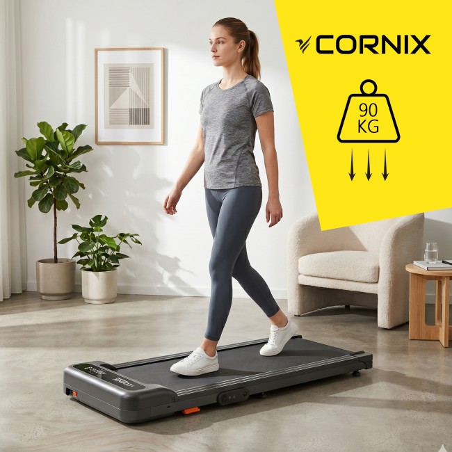 Бігова доріжка для ходьби Cornix Lexi Walking Pad із функцією вібрації Black