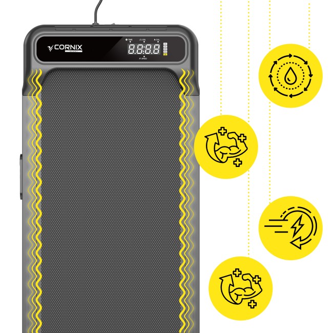 Бігова доріжка для ходьби Cornix Lexi Walking Pad із функцією вібрації Black