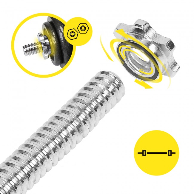 Гриф для штанги прямої Cornix 150 см 25 мм XR-0411