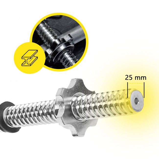 Гриф для штанги прямої Cornix 150 см 25 мм XR-0411